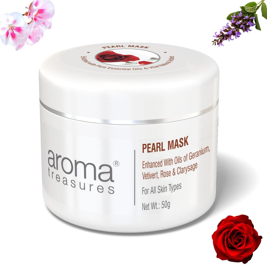 Aroma Treasures Pearl Mask for all skin types - 50gm