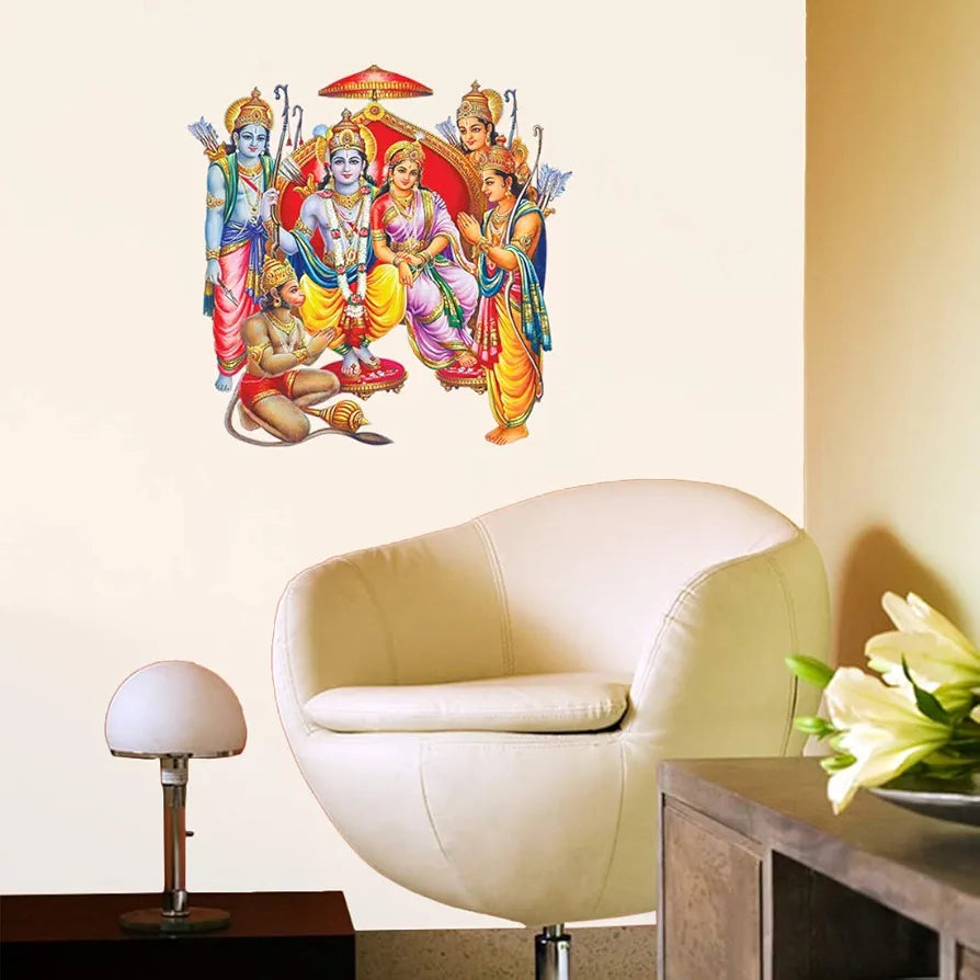 Rangoli White Glossy Vinyl Wall Sticker Premium Self-Adhesive Waterproof Parent-5 Design-2