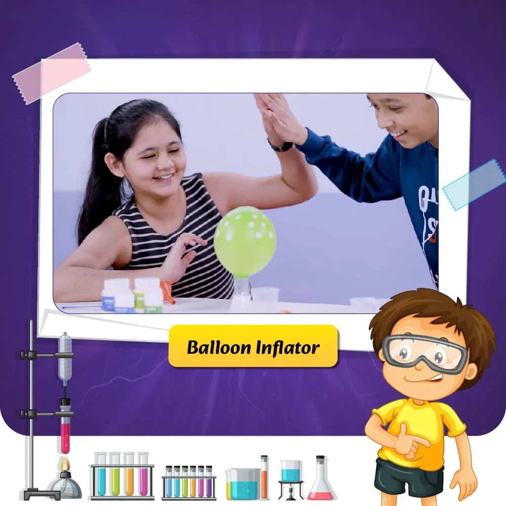 PW Science Kit 2-in-1 Gift Set Junior Science Kit & Slime Kit for 4 to 15 Years Old Growing Kids Educational Learning Toys