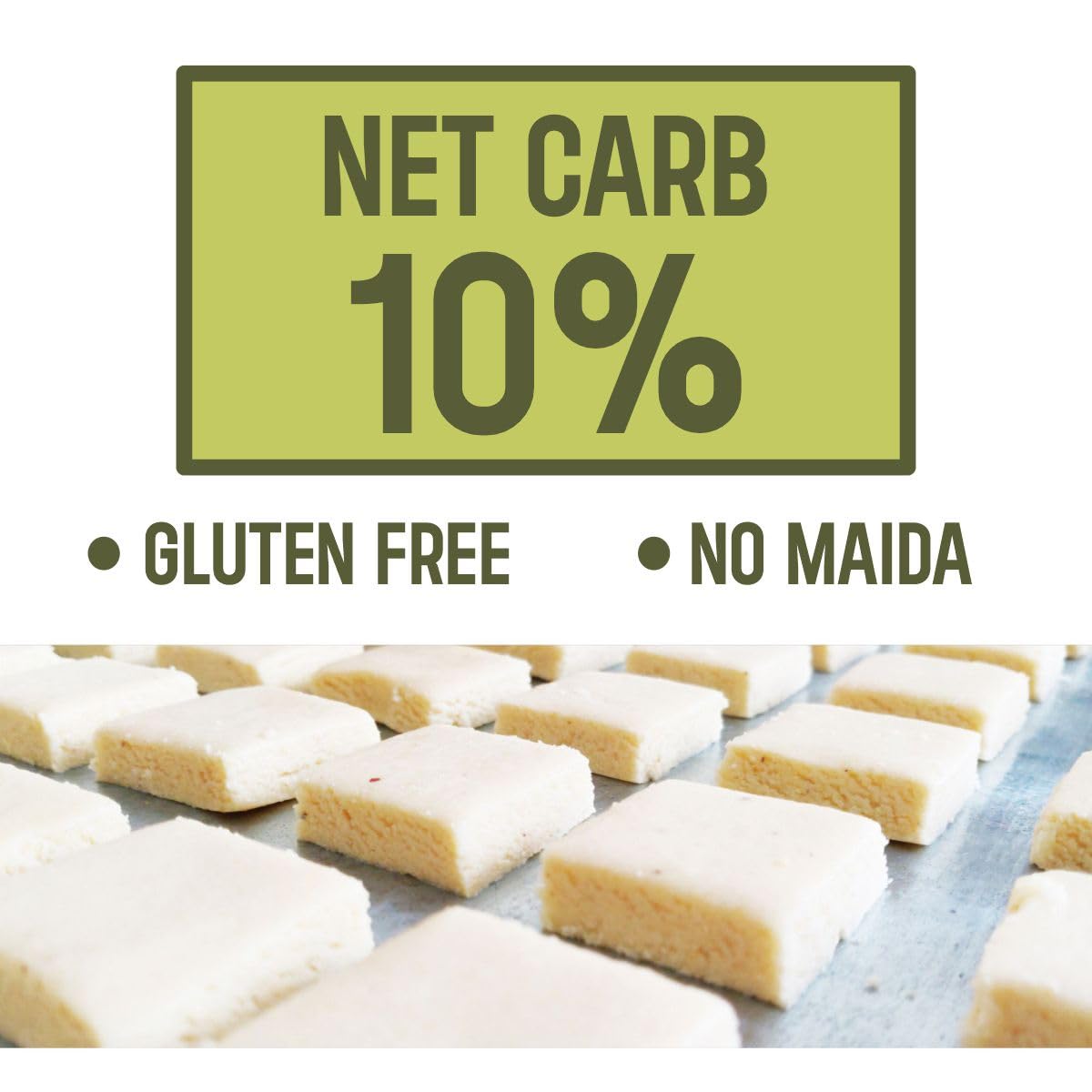 Diabexy Desi Ghee Sugar Free Coconut Barfi - 200 gms