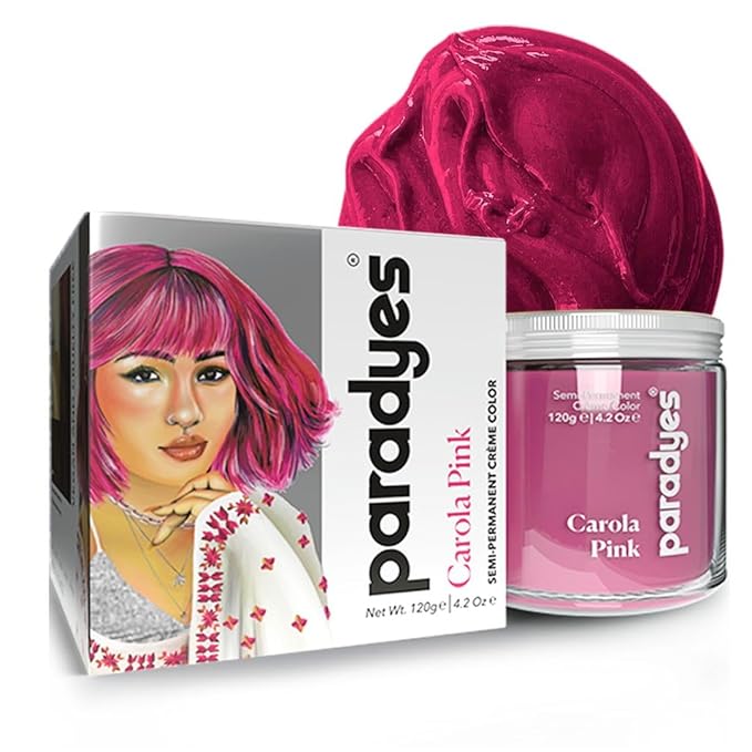Paradyes Top-up Semi-permanent Carola Pink Diy Conditioner Based Hair Colour - 120 Gms