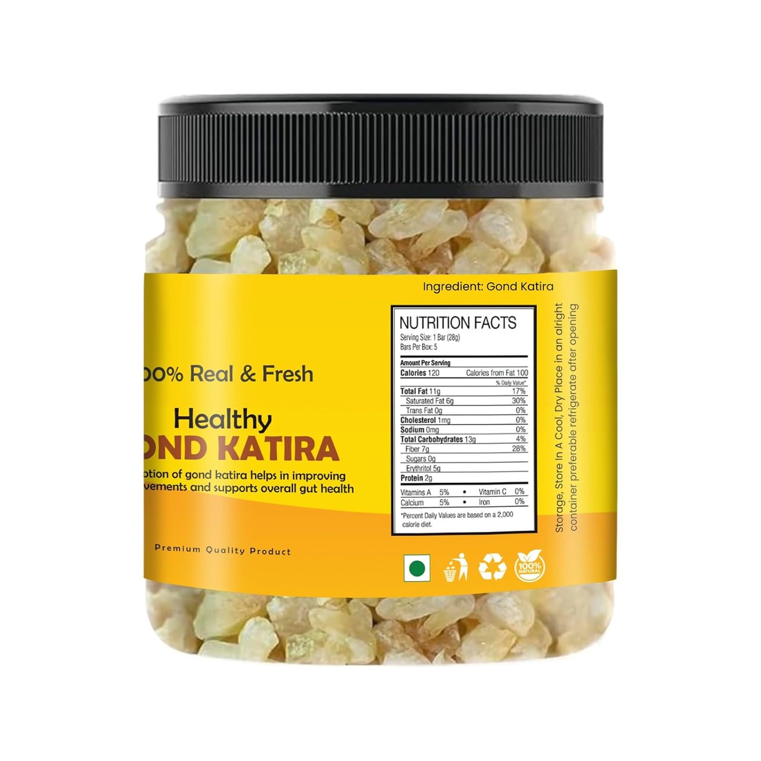 MarwarBites Gond Katira 300g Pure Edible Gum (Tragacanth Gum) | Premium Natural Gond Katira for Summer Drinks, Falooda, Desserts & Traditional Recipes | Almond Gum (Badam Pisin) | Chahar Gond