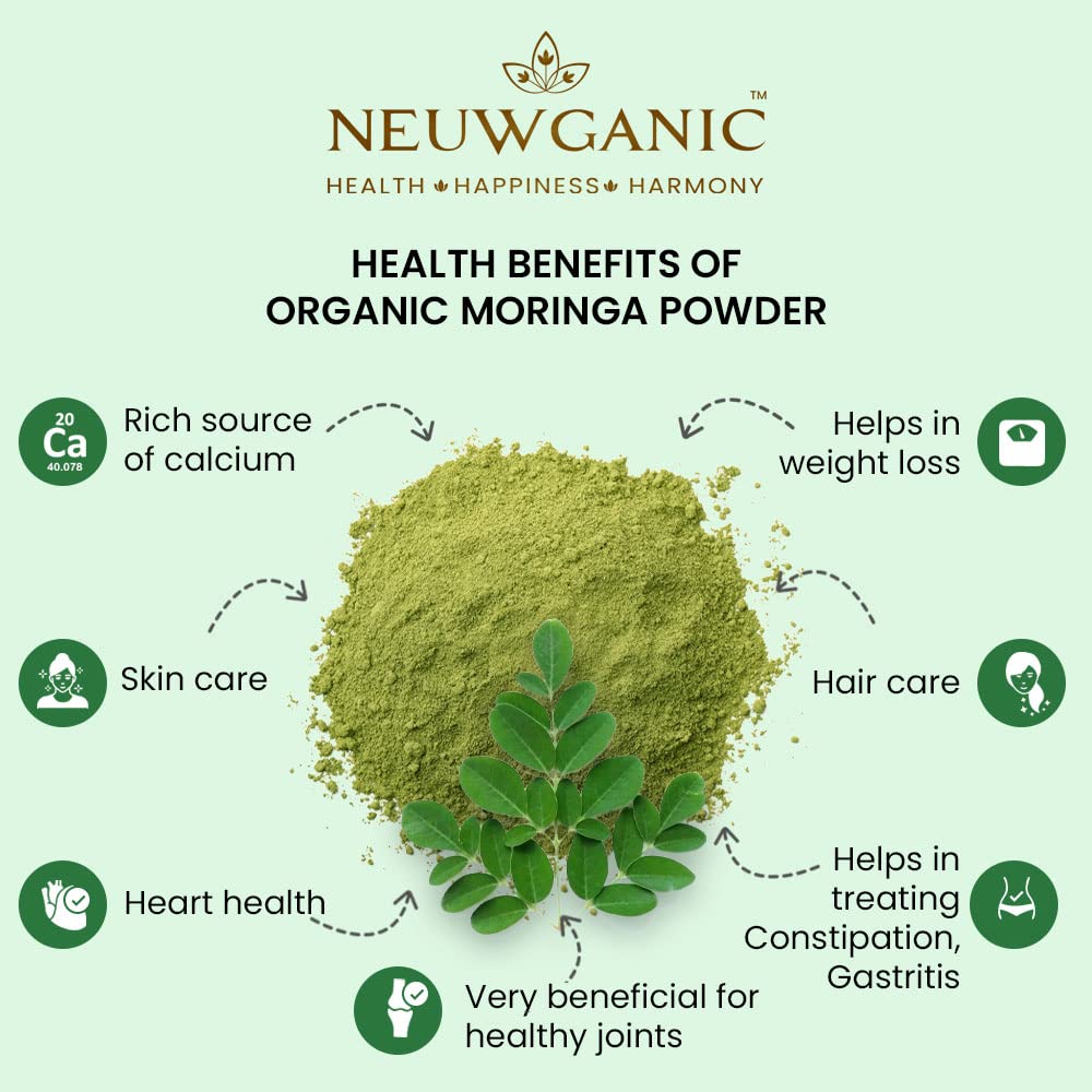 Neuwganic Organic Moringa Powder - 200 Grams