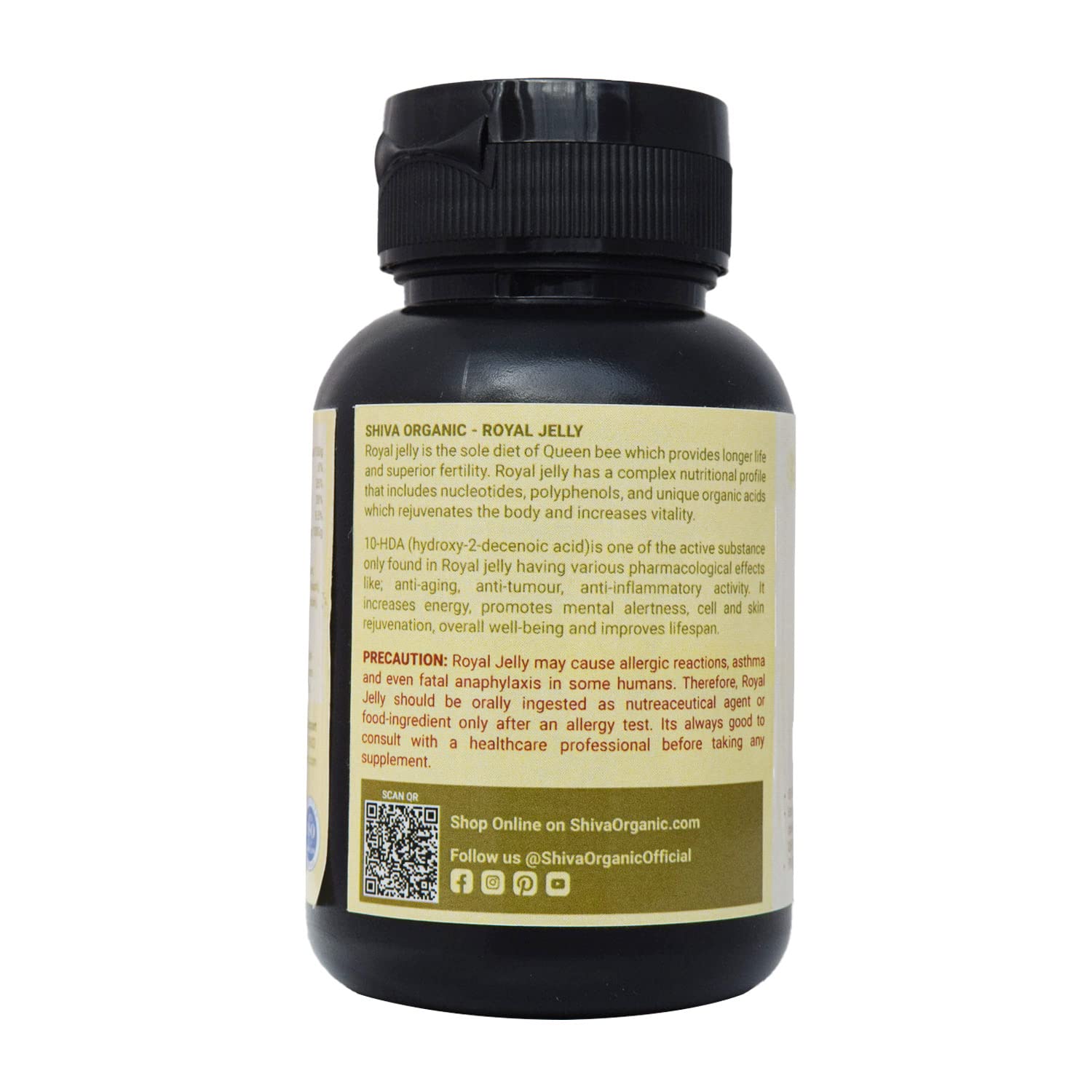 Shiva Organic Royal Jelly Capsules