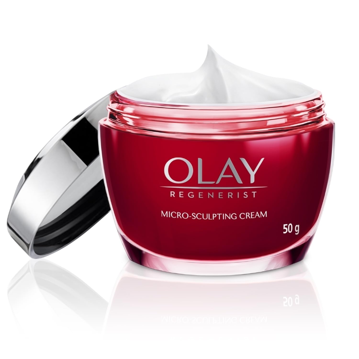 Olay Regenerist Micosculpting Day Cream | Hydrated, Plump, Bouncy Skin | With Hyaluronic Acid, Niacinamide and Peptides | Normal, Oily, Dry, Combination Skin | 50g