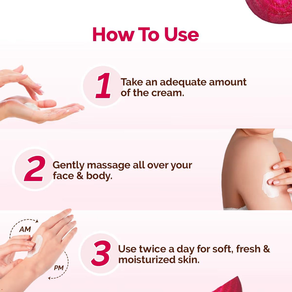 Mamaearth Beetroot Hydraful Light Moisturizing Cream with Beetroot & Hyaluronic Acid for Hydrated Pink Glow - 50 g | 24 Hrs Long-lasting Moisturization | For Face, Hand & Body | Non-Greasy & Quick Absorbing