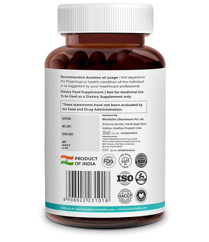 Biovitalia Organics Moringa - 60 caps