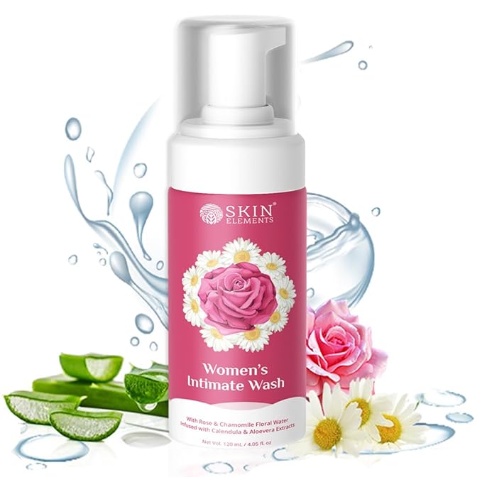Skin Elements Intimate Wash for Women Rose Water - 120 ml