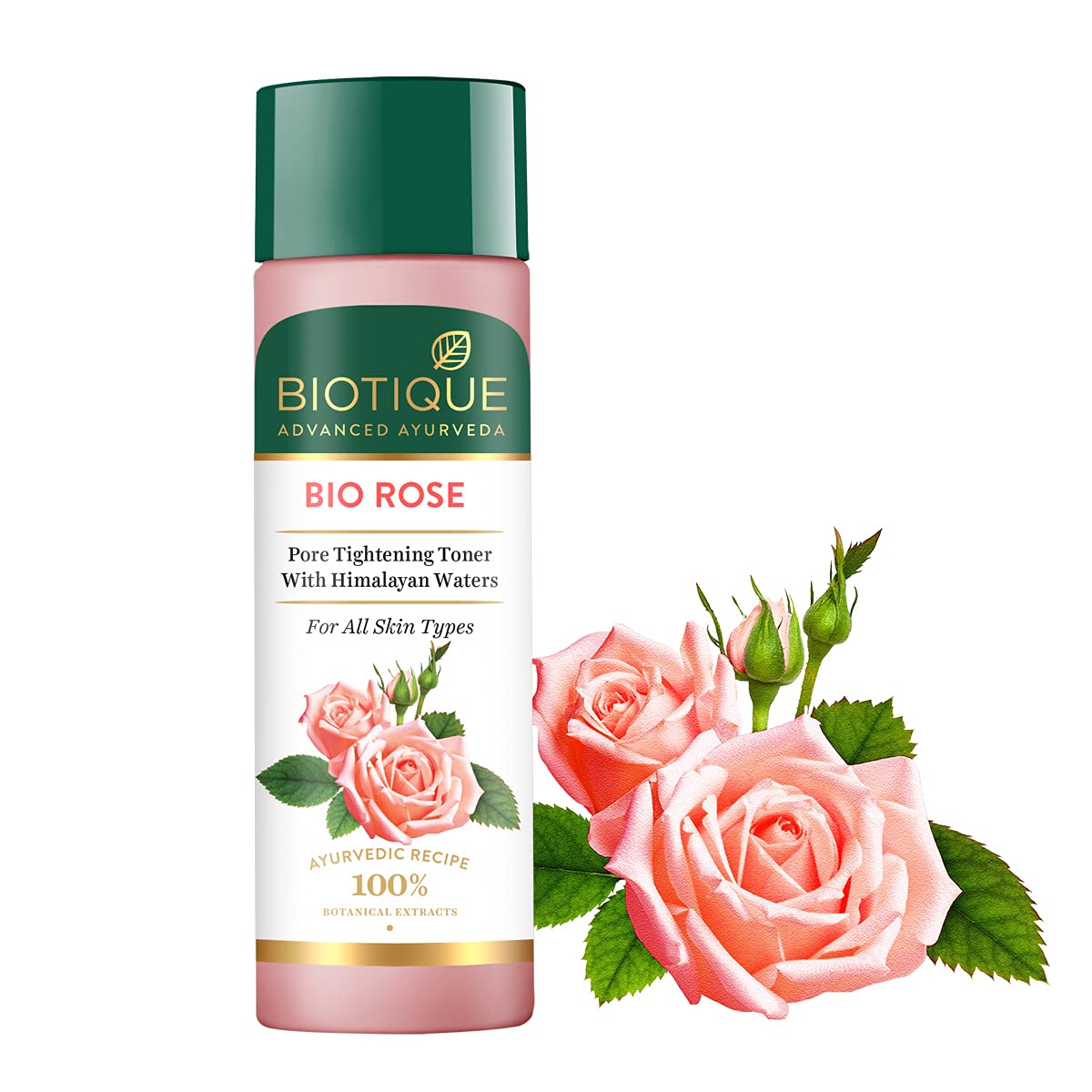 Biotique Bio Rose Pore Tightening Toner With Himalayan Water For All Skin Type 120 Ml