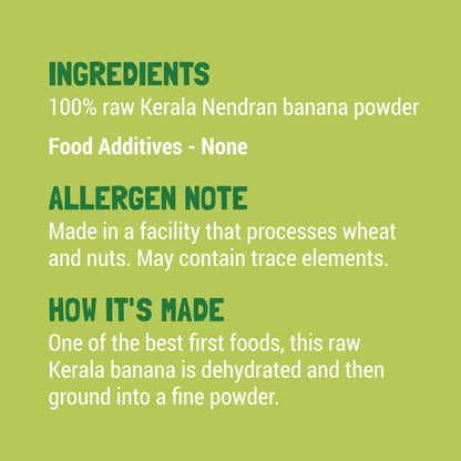 Slurrp Farm Raw Banana Powder Cereal from Kerala For Little Ones