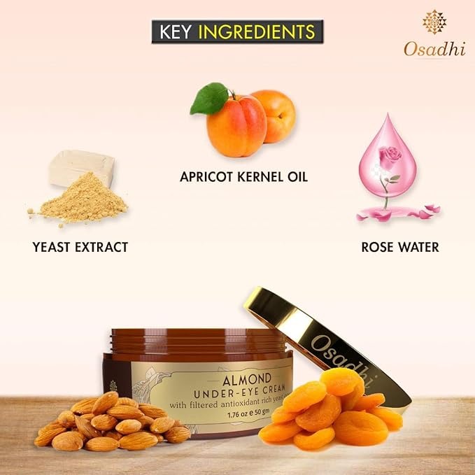 Osadhi Almond Anti-Ageing Eye Cream - 50 gms