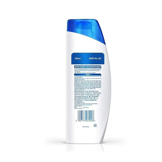 Head & Shoulders Neem Anti Dandruff Shampoo - 180 ml