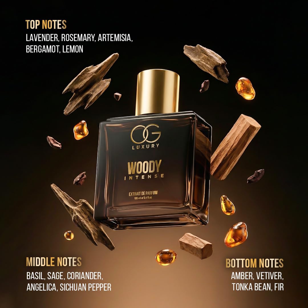 OG Luxury India's Strongest Woody Intense Extrait De Perfume for man, Premium & Long-Lasting Scent, luxury perfume for Special Occasions & Gifting, 100ML