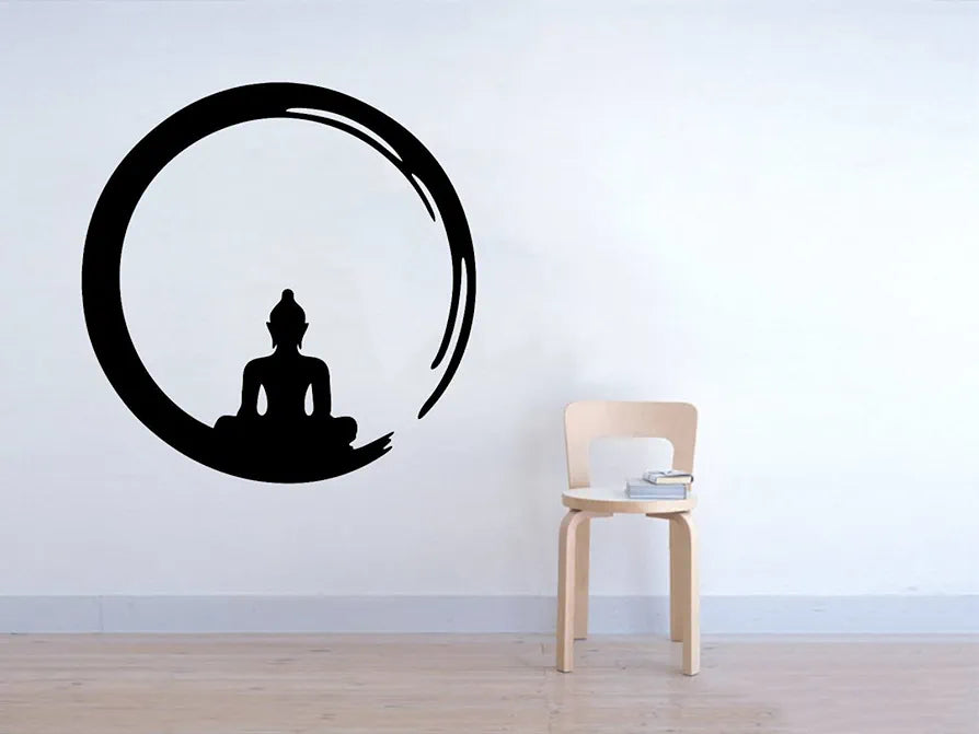 Rawpockets Decals Lord Buddha Enlightment Large Size Wall Sticker