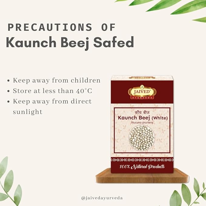 Jaived Ayurveda Kaunch Beej White - 800 Grams