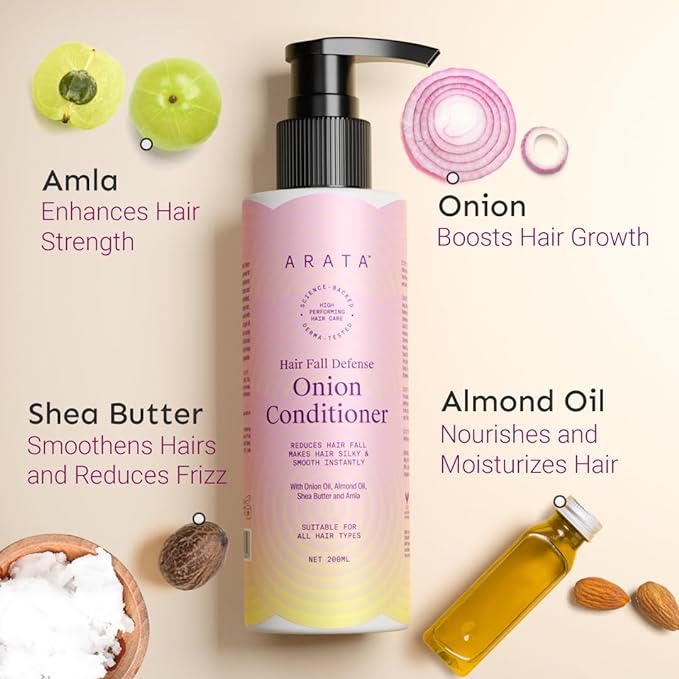 Arata Hair Fall Defense Onion Conditioner - 200 ml