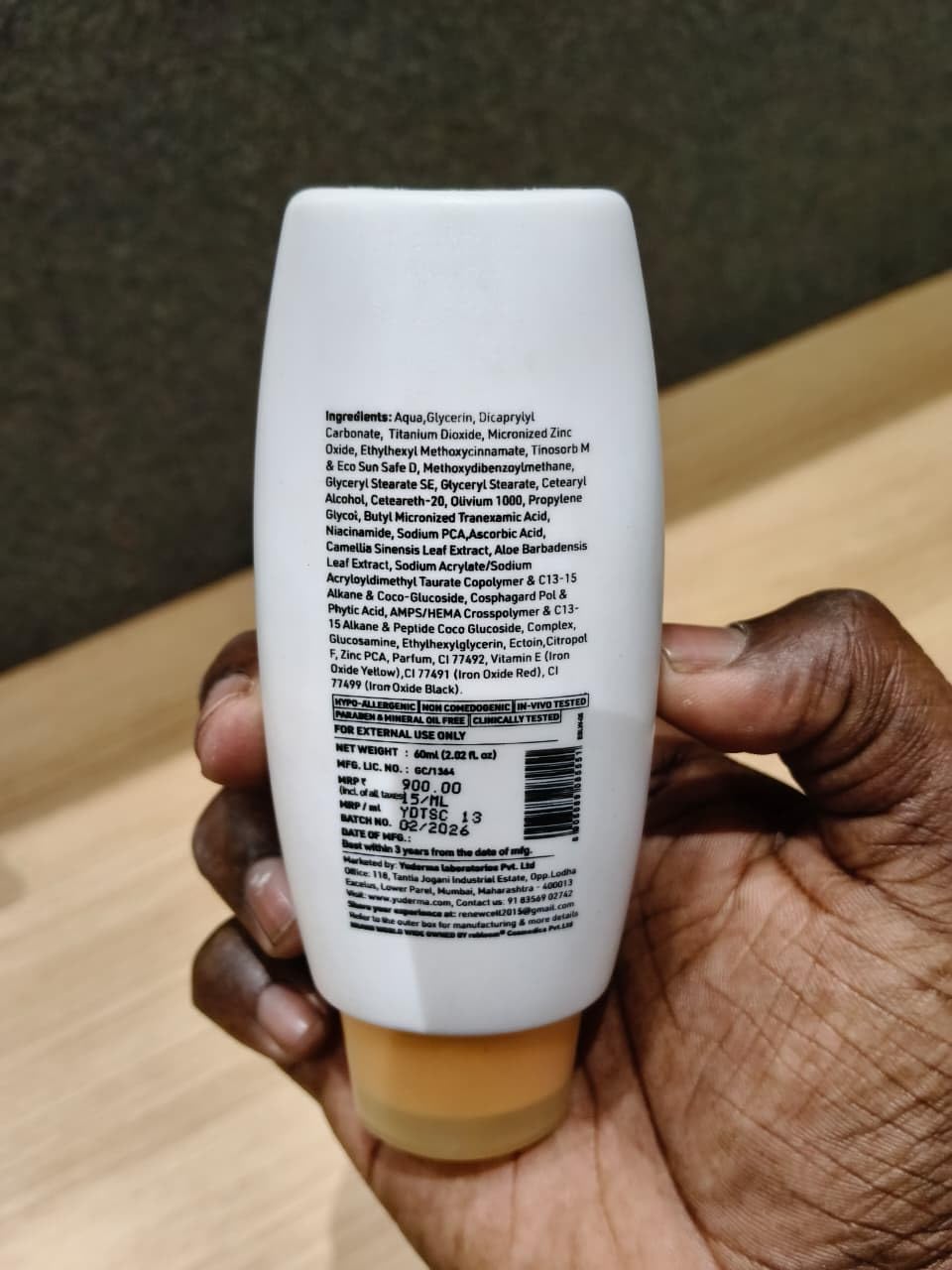Eclipse Solaire Aqua Fusion Sunscreen SPF50 | 5X Protection with SPF 50 PA+++ | Infused with Himalayan Spring Water | Non-Greasy, For All Skin Types â€“ 60ml