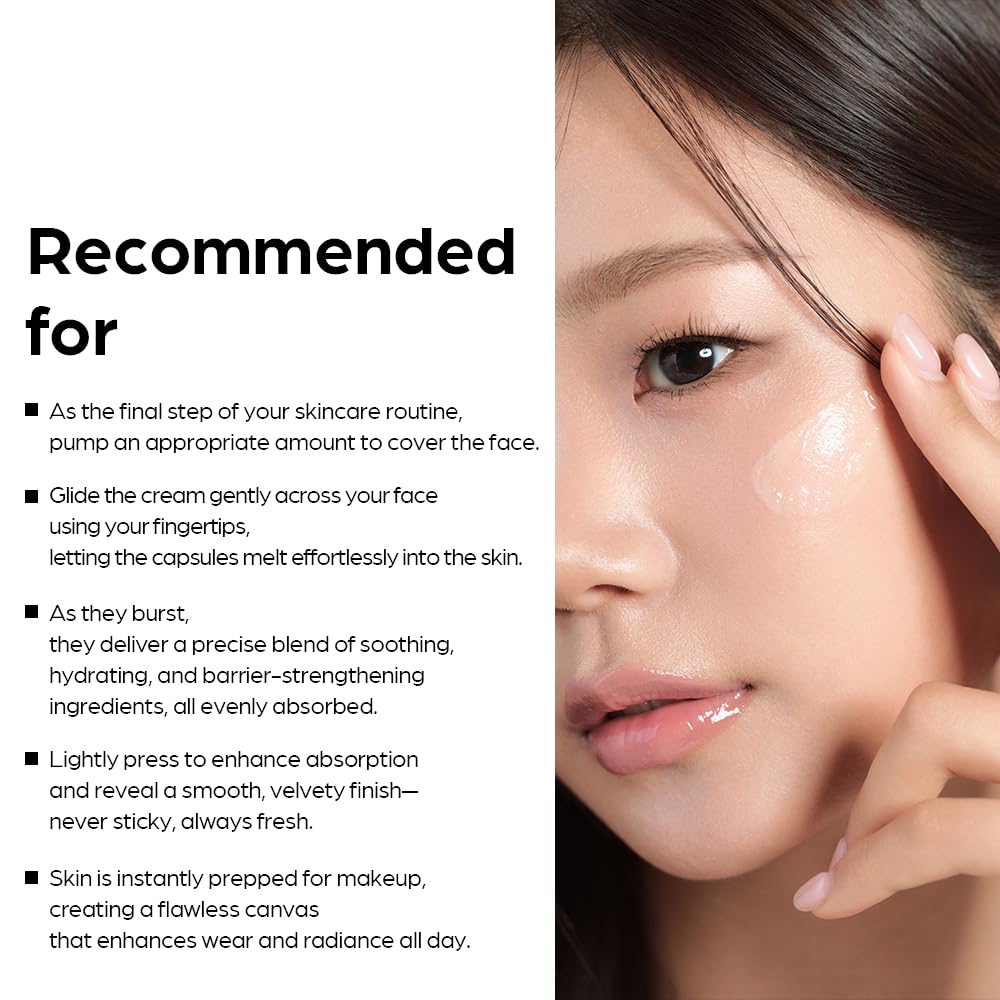 House of Hur 3X Capsule Hydro Booster Cream â€“ 3-in-1 Hydrating Gel Cream + Primer â€“ 8 Types Hyaluronic Acid, Hibiscus Collagen, Thyme + Green Tea â€“ Non-Greasy â€“ Korean Skincare (50 ml)