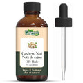 Organic Zing Cashew Nut (Anacardium Occidentale) Oil | Carrier Oil for Skincare, Hair Care and Massage - 30 Ml