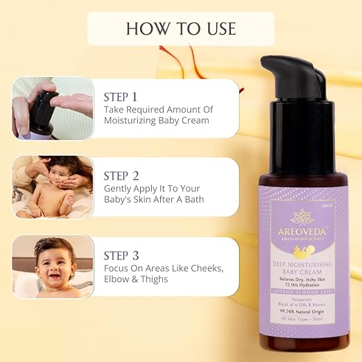 AreoVeda Deep Moisturising Baby Cream - 50 ml