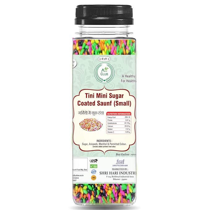Agri Club Tini Mini Sugar Coated Sounf Mouth freshener - 100 gms