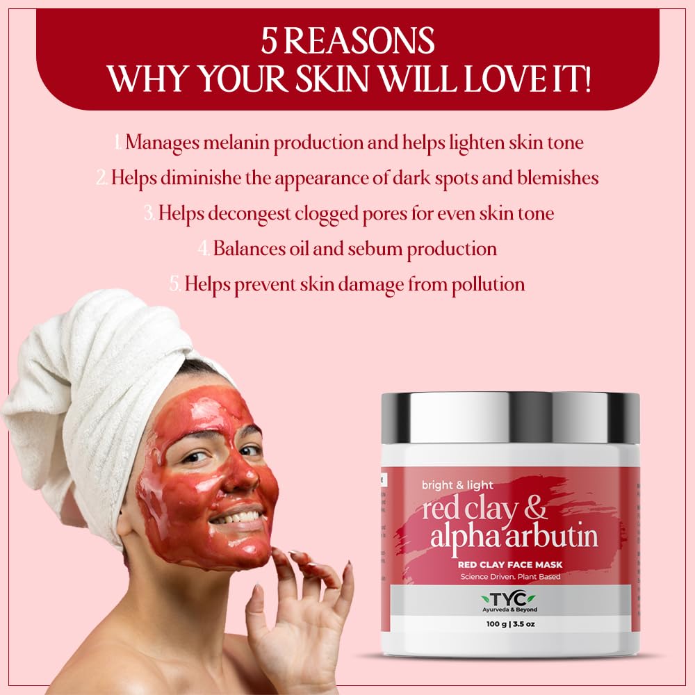 Trust Your Choice Red Face Clay Mask - 100 gms