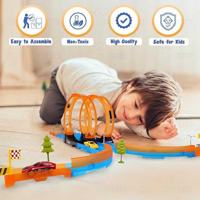 Wembley Multiplayer Track Set Loop Diecast Car Racing Adventure Toys