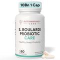 S. Boulardii Care â€“ Saccharomyces Boulardii Probiotic Supplement | 10 Billion CFU | Probiotics Supplement for Gut Health, Intestinal Lining & Microbial Balance | 60 caps (60 doses)