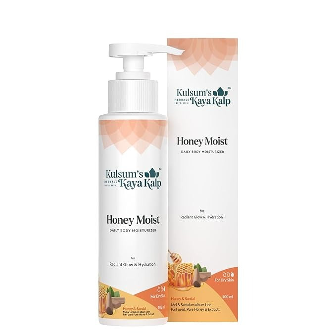 Kulsum's Kaya Kalp Herbals Honey Moist Face & Body Moisturizer - 100 ml
