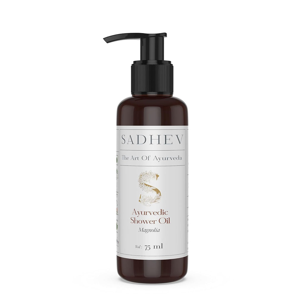 Sadhev Ayurvedic Shower Oil With Goodness Of Magnolia For Hydration And Moistrization