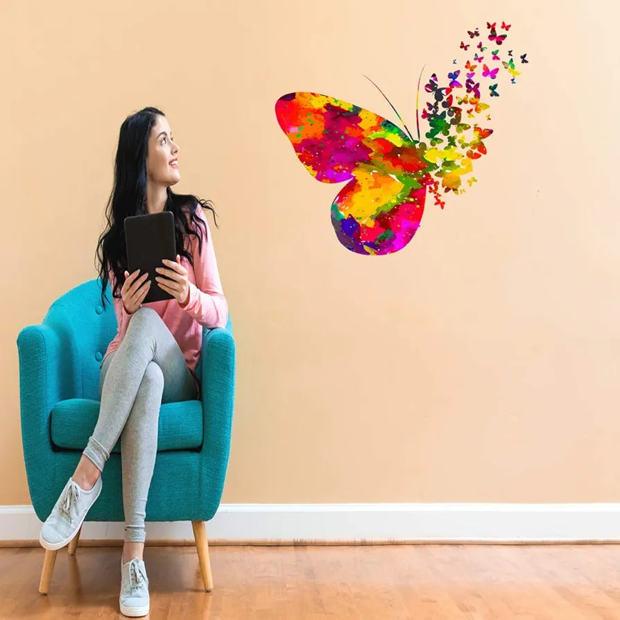 Rangoli Vinyl Wall Sticker Self-Adhesive Wall Decor Parent 2 Design-12