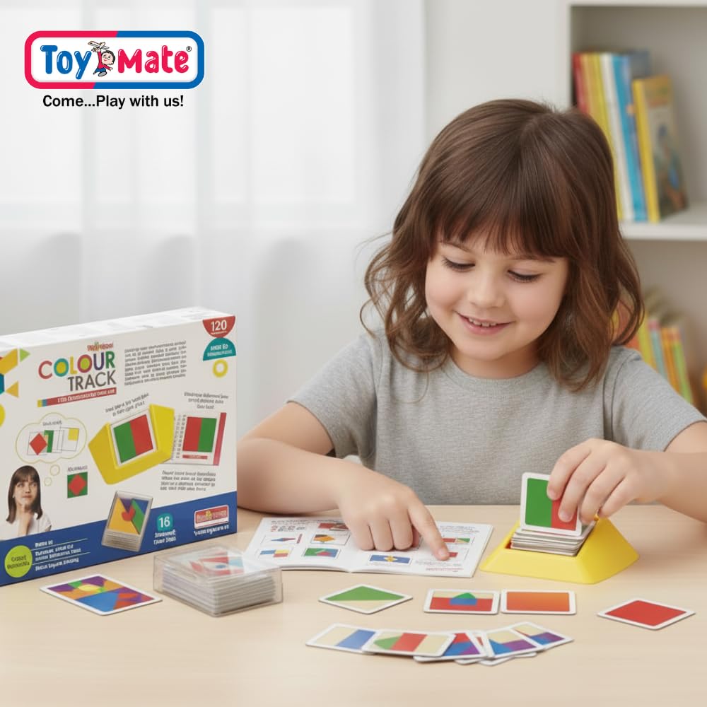Toymate Colour Track Logic Puzzle Game 120 Challenges