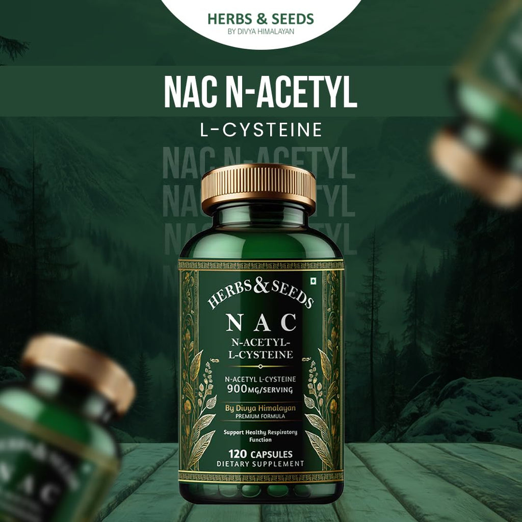 Simply Herbal N-Acetyl L-Cysteine (NAC) 900mg - 60 Capsules - Antioxidant Support and Amino Acid Supplement