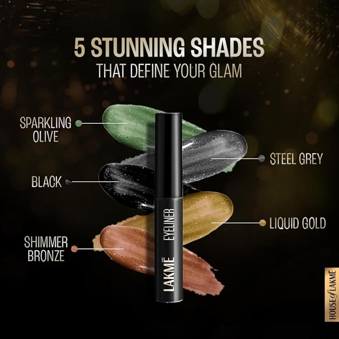 Lakme Absolute Shine Liquid Eye Liner Black - 4.5 ml