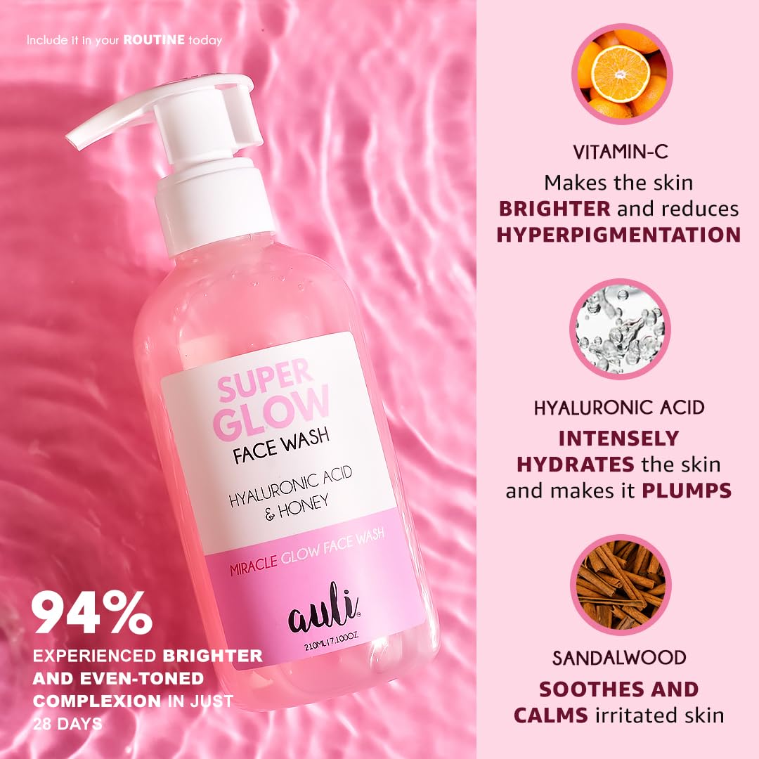 Auli Super Glow Face Wash - 210 gms