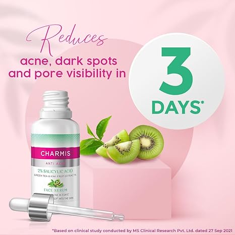 Charmis Anti Acne Salicylic Acid Face Serum - 30 ml