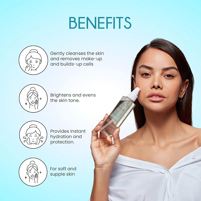 Skinora Micellar Cleansing Water for Gentle Cleansing & Hydration - 200 Ml