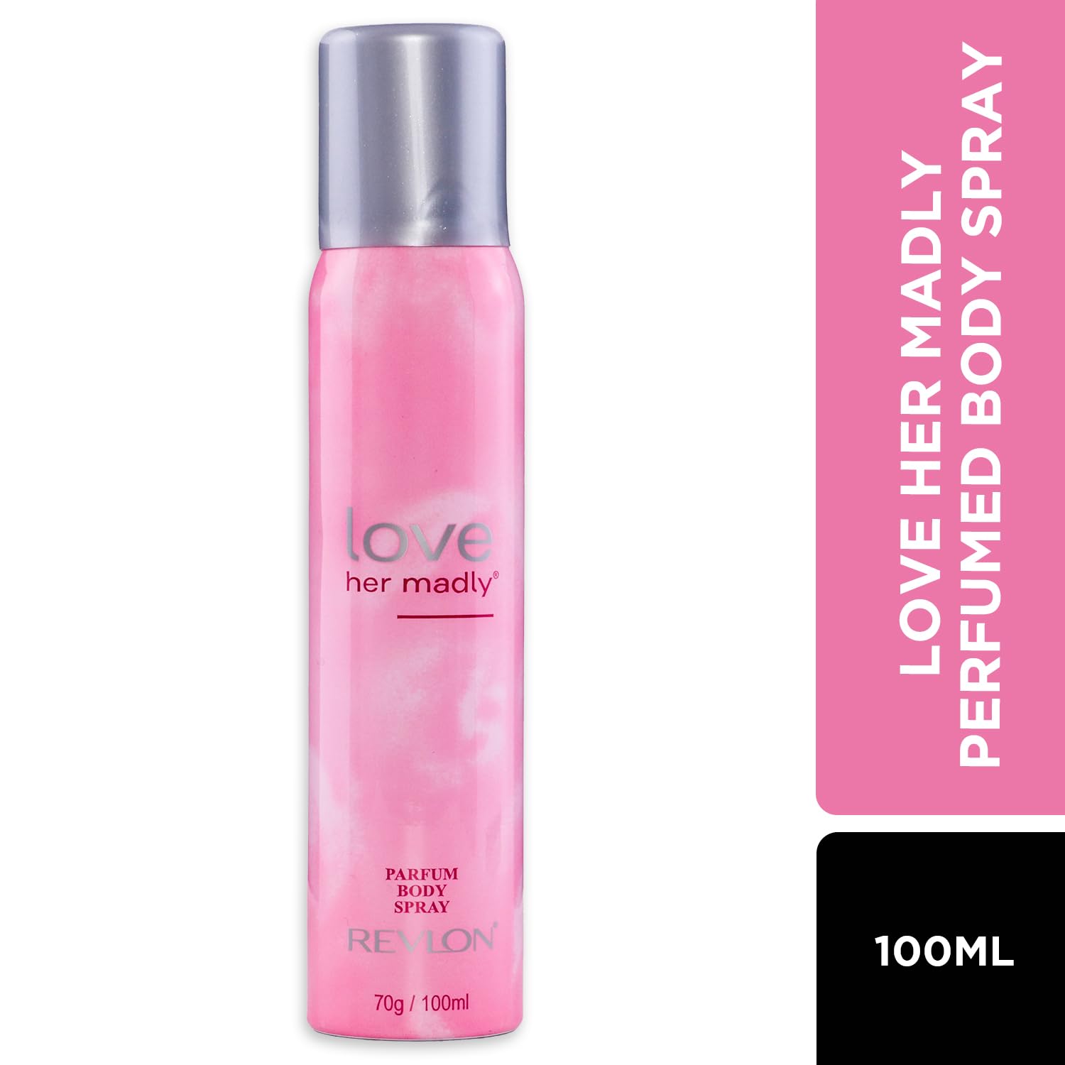 REVLON Rose Love Her Madly - Perfumed Body Spray for Women, 100 Ml