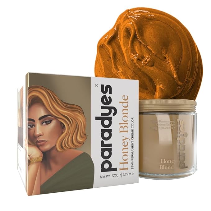 Paradyes Semi-permanent Honey Blonde Diy Conditioner Based Hair Colour - 120 Gms