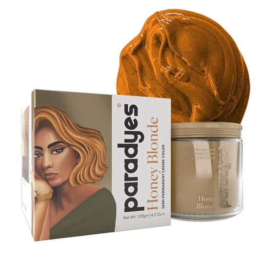 Paradyes Semi-permanent Honey Blonde Diy Conditioner Based Hair Colour - 120 Gms