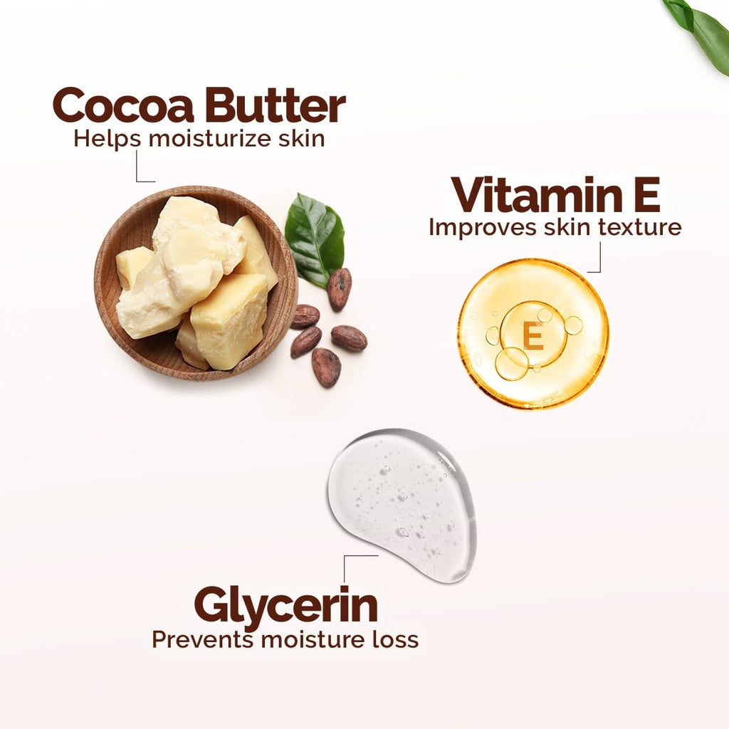 Mamaearth Cocoa Rich Moisturizing Cream with Cocoa Butter & Vitamin E for Deep Nourishment - 50 g | 24 Hrs Long-lasting Moisturization | For Face, Hand & Body | Non-Greasy & Quick Absorbing