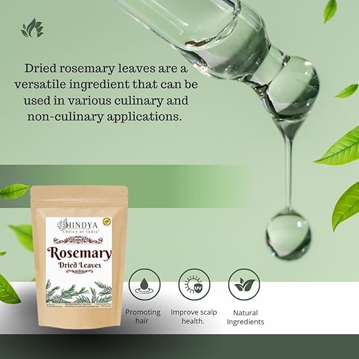 Hindya Ayurvedic Luxury Rosemary Dried Leaves for Hair Growth - 50 gms