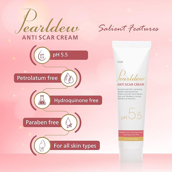 Pearldew Anti Scar Cream With Aloe Vera, Carrot, Bearberry - 25 Ml | Pack of 2