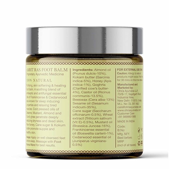 Ohria Ayurveda Amrit Ras Foot Balm - 100 gms