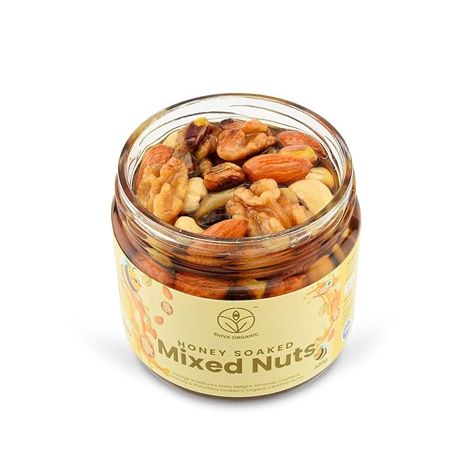 Shiva Organic Mixed Nuts in Honey - 400 gms