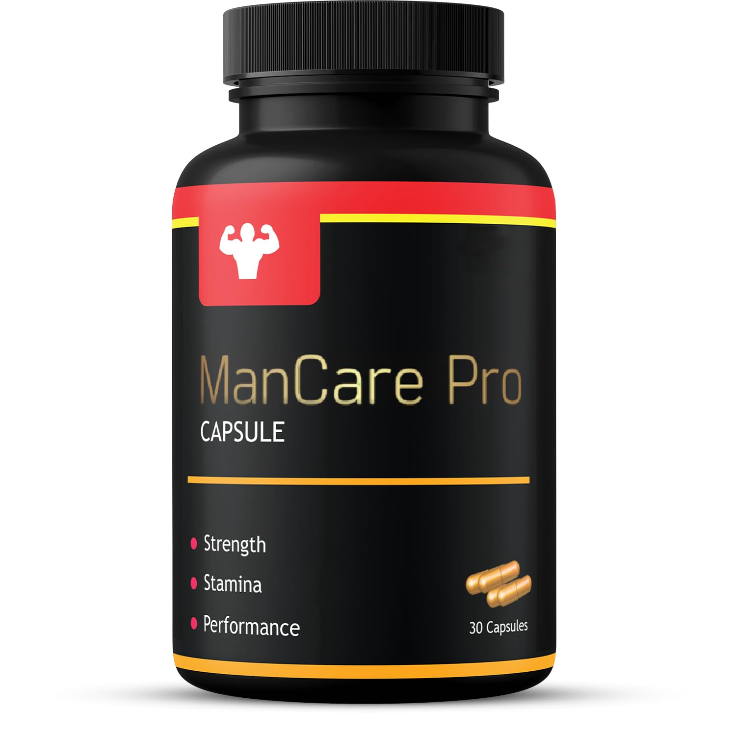 ManCare Pro Capsules for Men â€“ 30 Capsules | With Shilajit, Ashwagandha, Kaunch Beej, Safed Musli & Vaidarikand | Ayurvedic Supplement for Strength, Stamina & Vitality