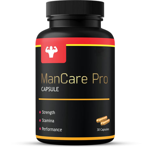 ManCare Pro Capsules for Men â€“ 30 Capsules | With Shilajit, Ashwagandha, Kaunch Beej, Safed Musli & Vaidarikand | Ayurvedic Supplement for Strength, Stamina & Vitality