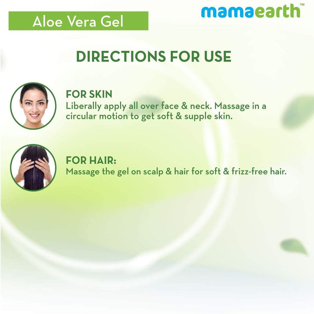 Mamaearth Aloe Vera Gel For Skin & Hair - 300 ml
