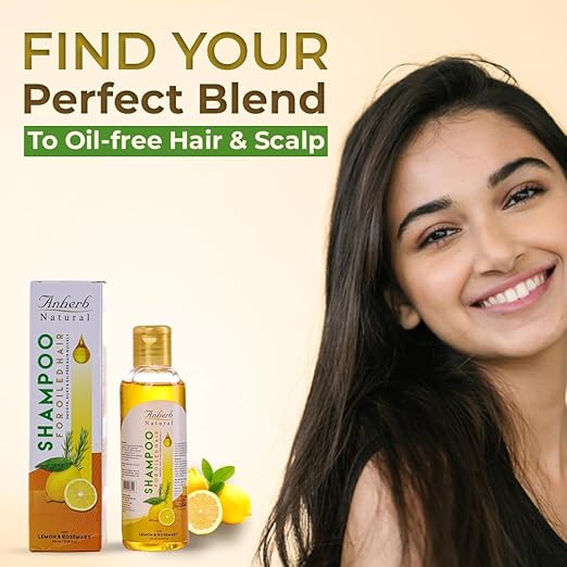 Anherb Shampoo for Oily Hair Vitamin C Cleanse - 100 ml