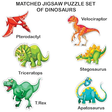 Toykraftt 3 Piece Puzzle For Kids 1-3 Years Toddler Puzzles Educational Jigsaw Puzzle